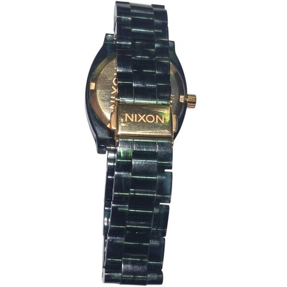 Nixon Acetate Time Teller Watch – Aqua with Pink Face - Picture 7 of 8